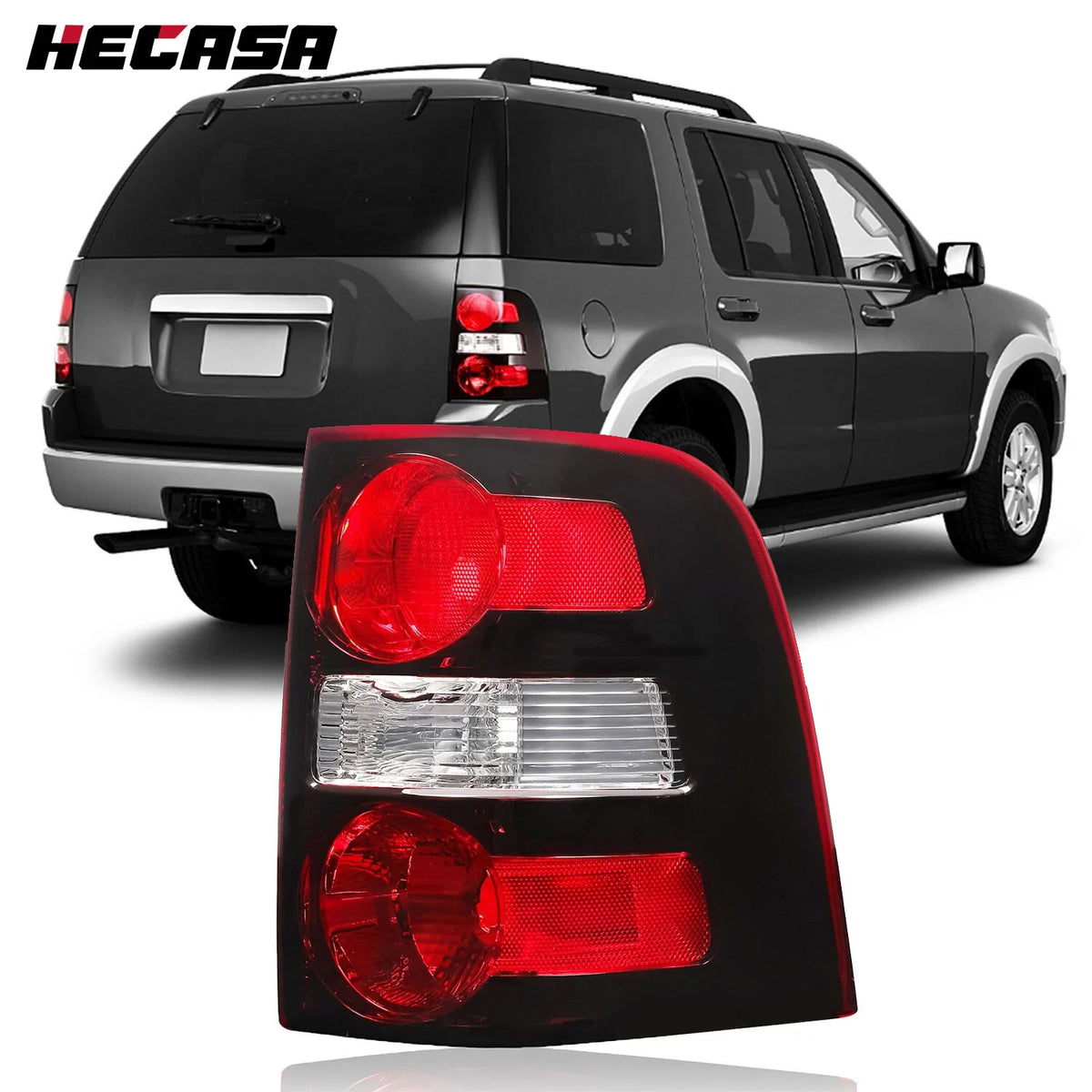 Passenger Side Tail Light for Ford Explorer (2006-2010)