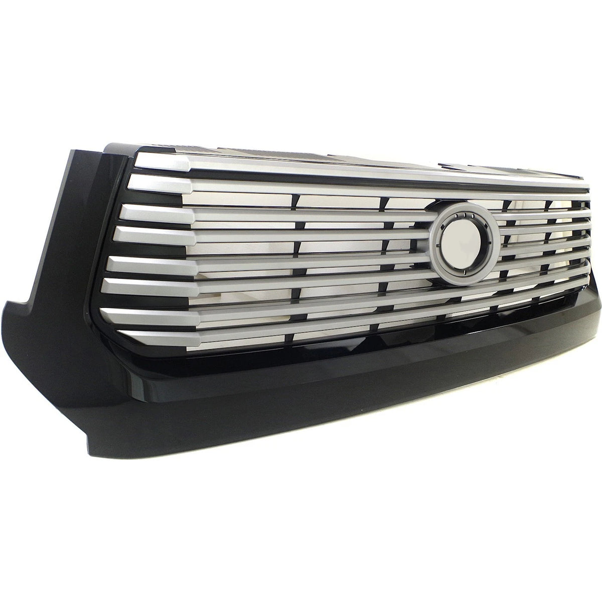 Grille for Toyota Tundra (2014–2017) Painted Silver Shell Gray Insert