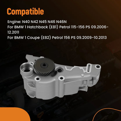 Engine Oil Pump 11277536191 for BMW 3 Series E46 E90 E91 (1998–2012)
