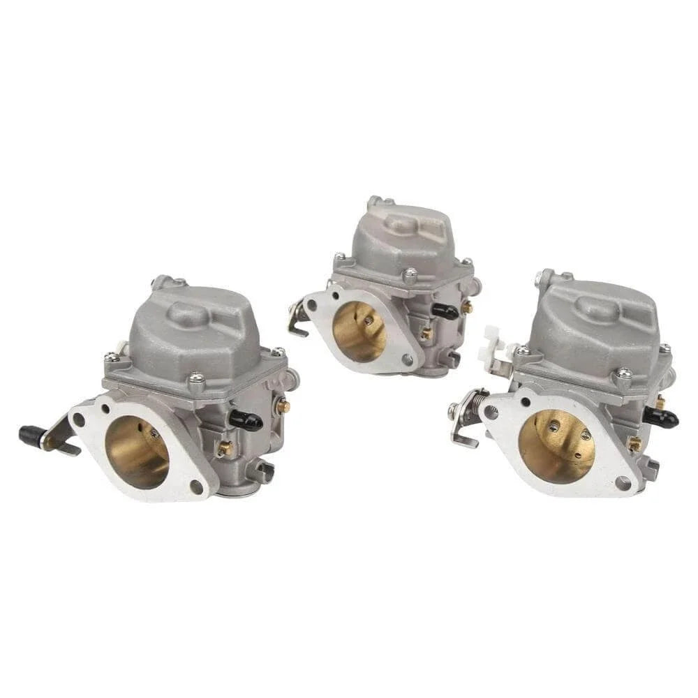Carburetor Set of 3 for Yamaha 90HP 2-Stroke Outboard (6H1-14301/14302/14303)