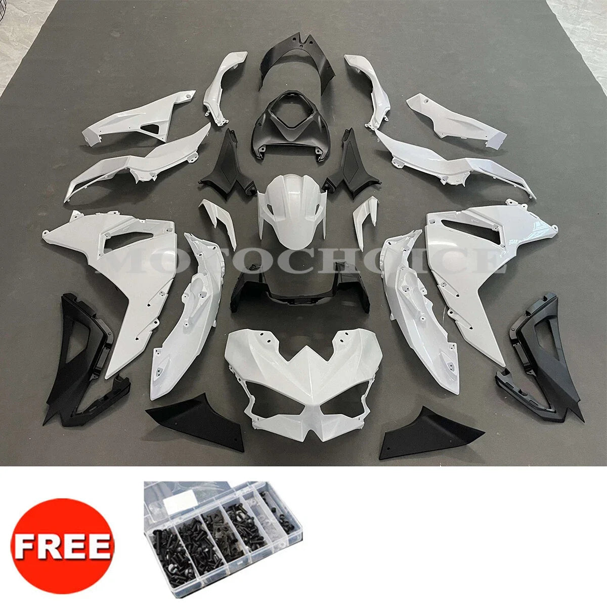 Unpainted Injection Fairing Kit for Kawasaki Ninja 500 (2024–2025)