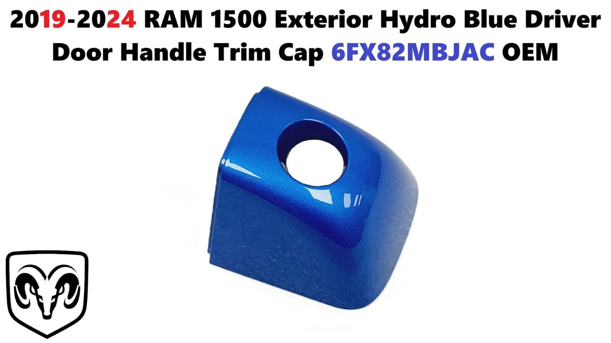 Driver Side Door Handle Trim Cap for RAM 1500 2019–2024 6FX82MBJAC