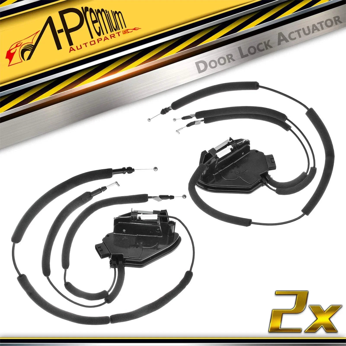 2X Rear Door Lock Actuator for Nissan Rogue (2014–2019)