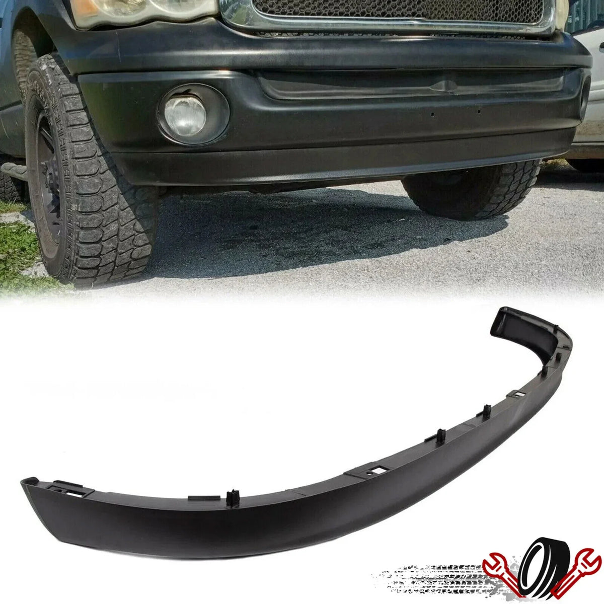 Lower Front Bumper Air Deflector for Dodge RAM 1500/2500/3500 (2002–2009)