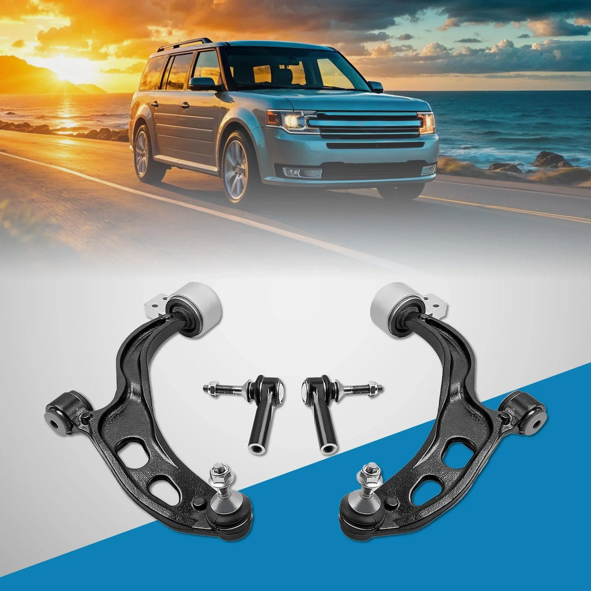 Control Arm Assembly Front Lower w/Ball Joint for 2010-2012 Lincoln Taurus MKS