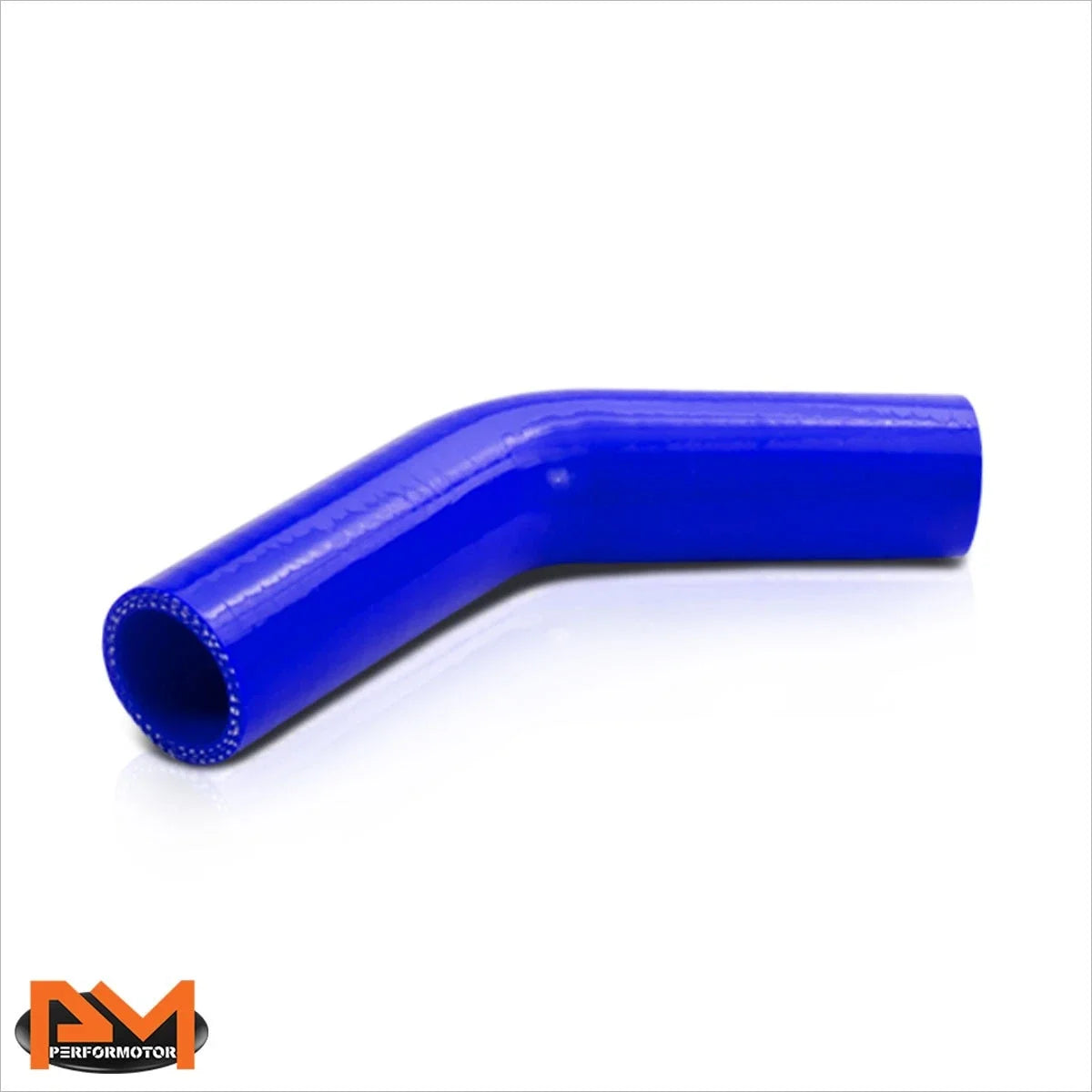 45 Elbow Coupler 1.5" Turbo Charger Air Intake Silicone Hose Blue