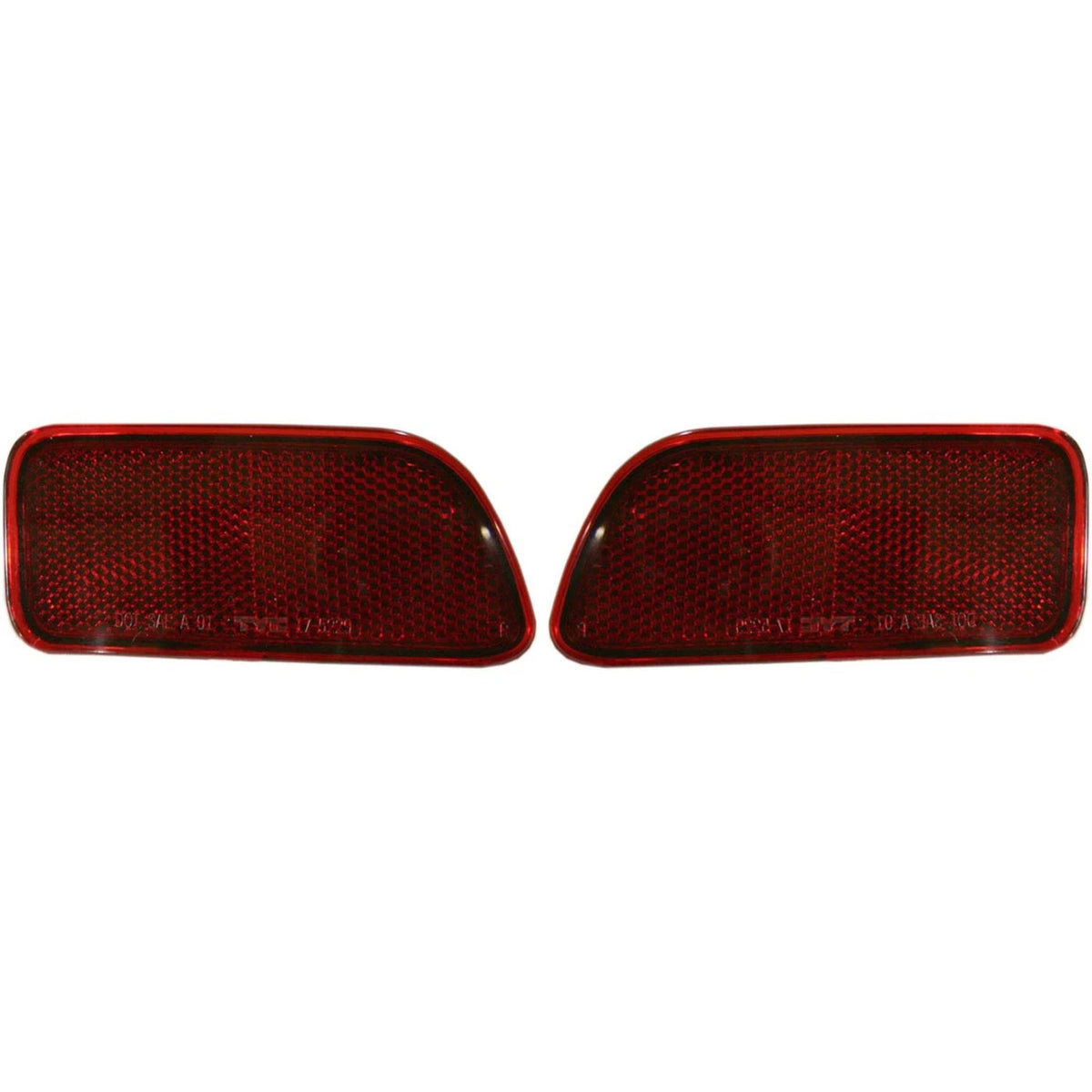 Bumper Reflector Set of 2 for Chevrolet Trailblazer (2002–2009)