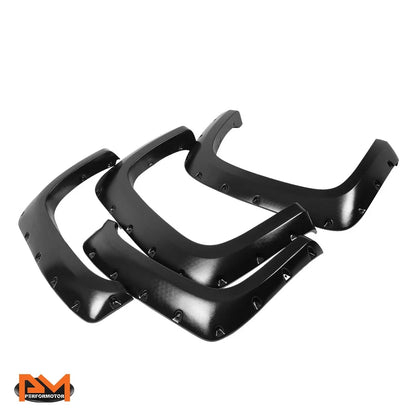 Pocketed-Rivet Fender Flares for Silverado 2007–2014 97.6"/78.7"/78" Bed
