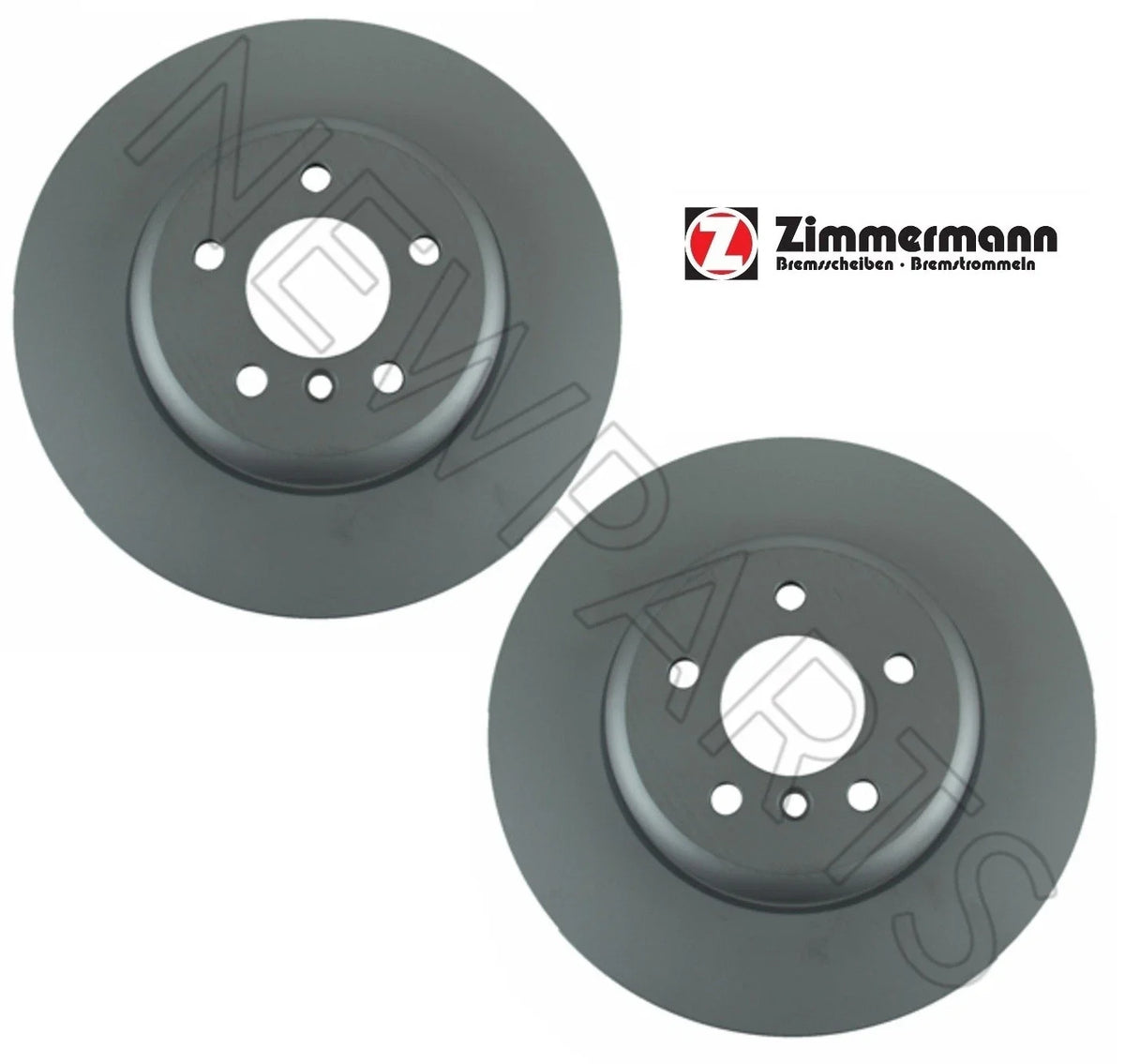 Front Brake Rotors (Vented) Set for BMW F06 F10 F12 F13 2012-2017