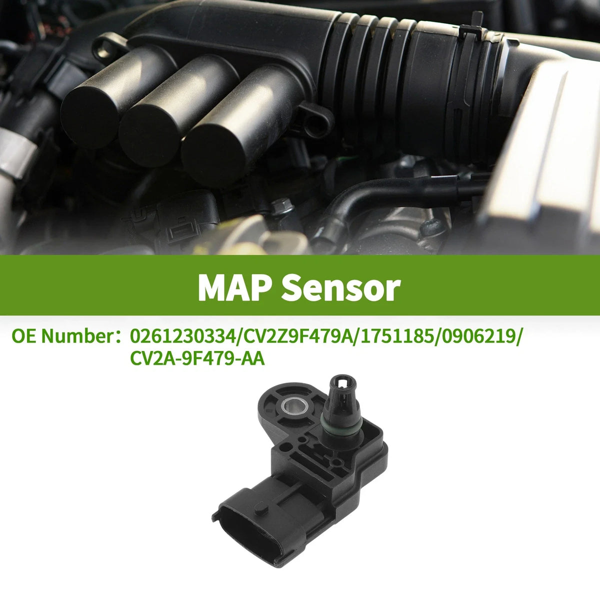MAP Sensor for Ford Focus 2.0 ST (2015–2017) No.0261230334