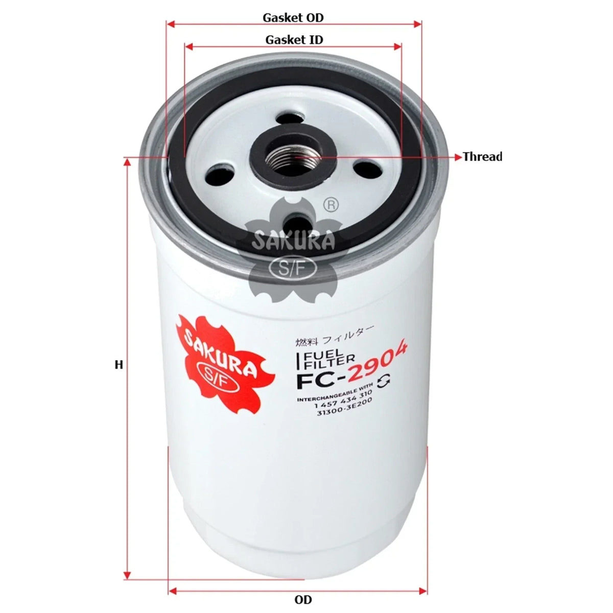 Fuel Filter 2.8L 4cyl for Jeep Cherokee KJ (2003-2008)