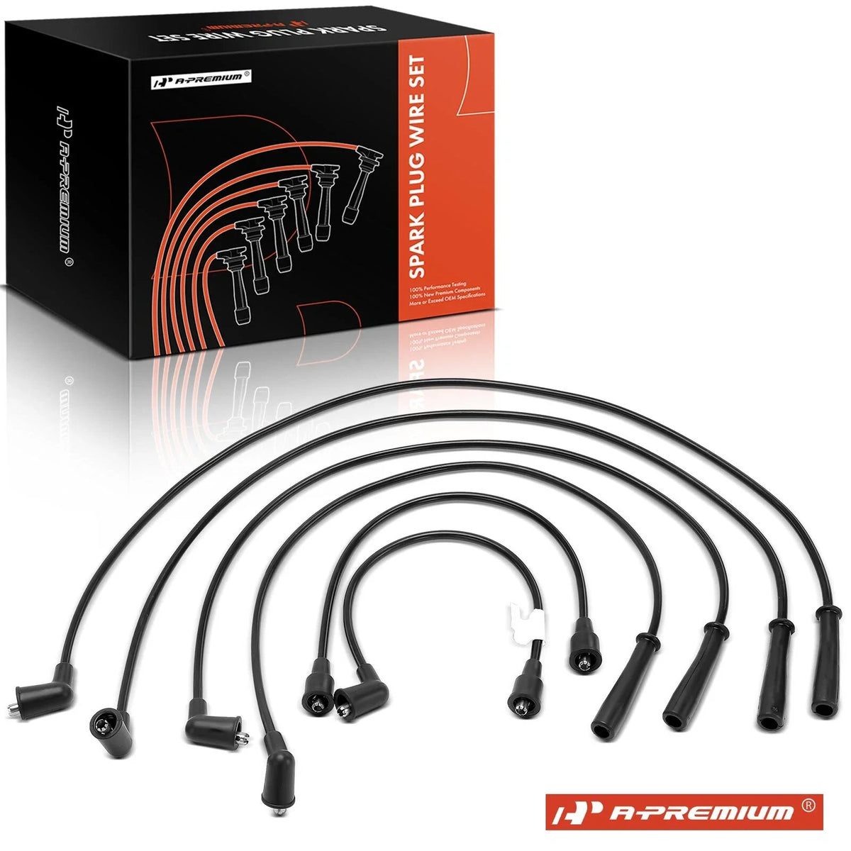 6Pcs Spark Plug Wire Set for Chevrolet S10 (1982–2004)