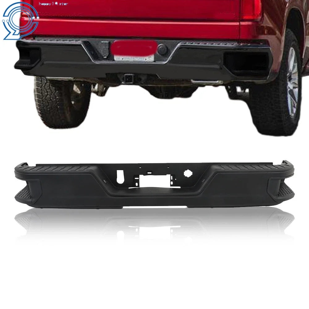 Rear Step Bumper Assembly for Chevy Silverado GMC Sierra 1500 (2019–2023)