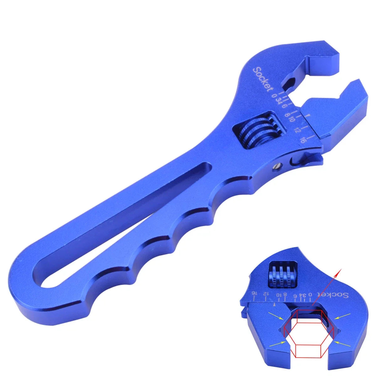 Hose End Fitting Adjustable Wrench for 3AN-16AN