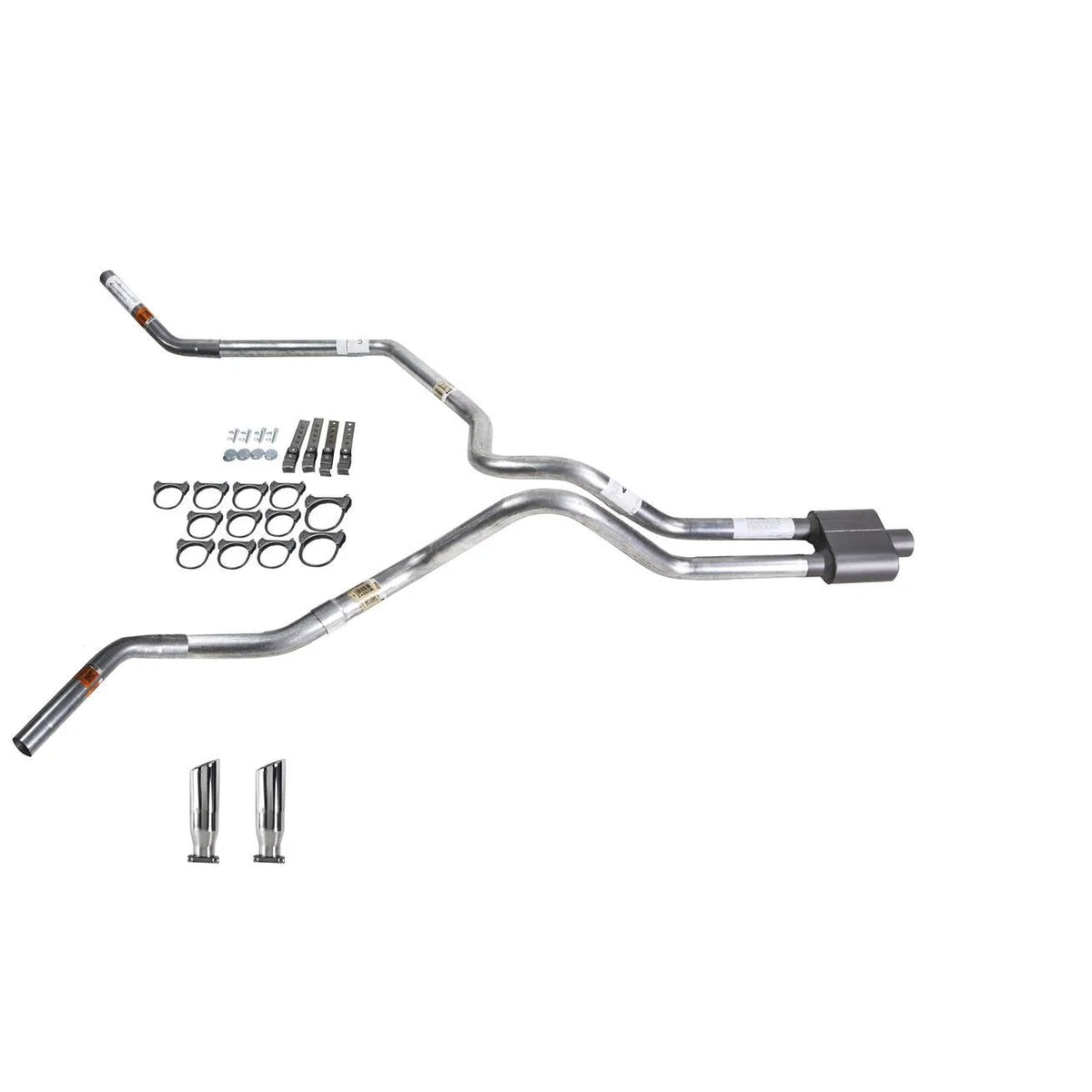 Dual Exhaust Muffler for Ram 1994–2001 with Corner Exit Tip
