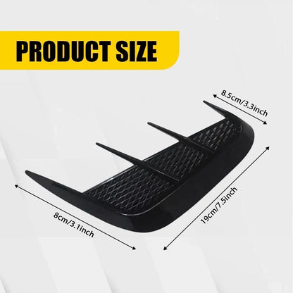 Rear Bumper Side Wing Vent Cover Trim for EV