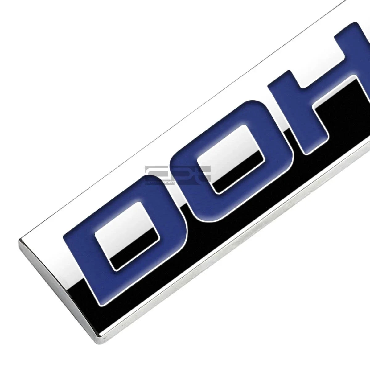 3D Polished Blue DOHC Emblem Badge for