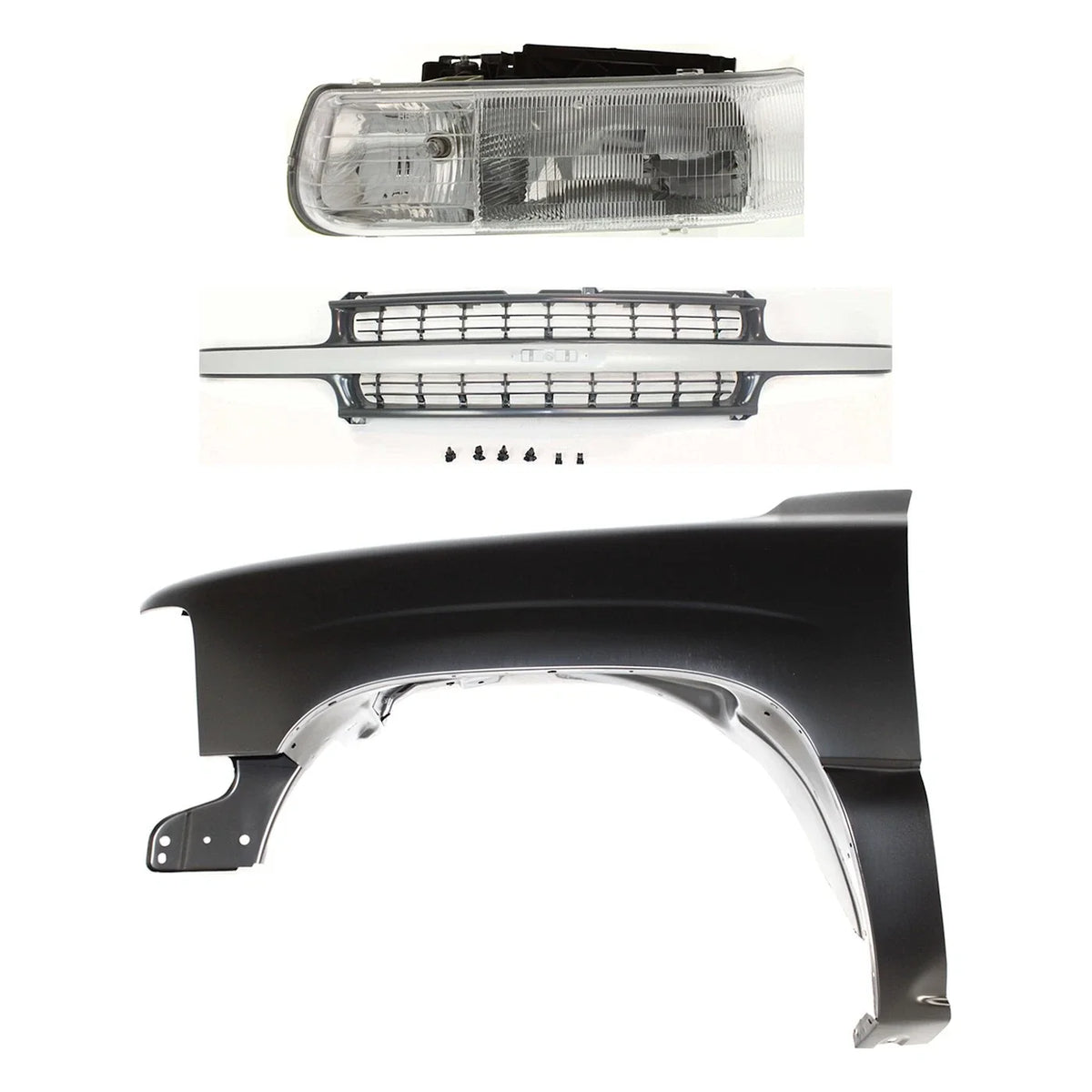Fender and Headlight Kit for Chevrolet Silverado 1500 (1999–2002)