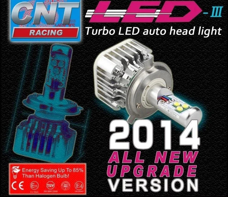 LED Cree Headlight Kit H7 6000k 60w 6000Lm for 2014 Model