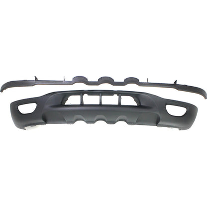 Valance for Ford F-150 (1999–2003) with Fog Light Holes, Textured Front Panel