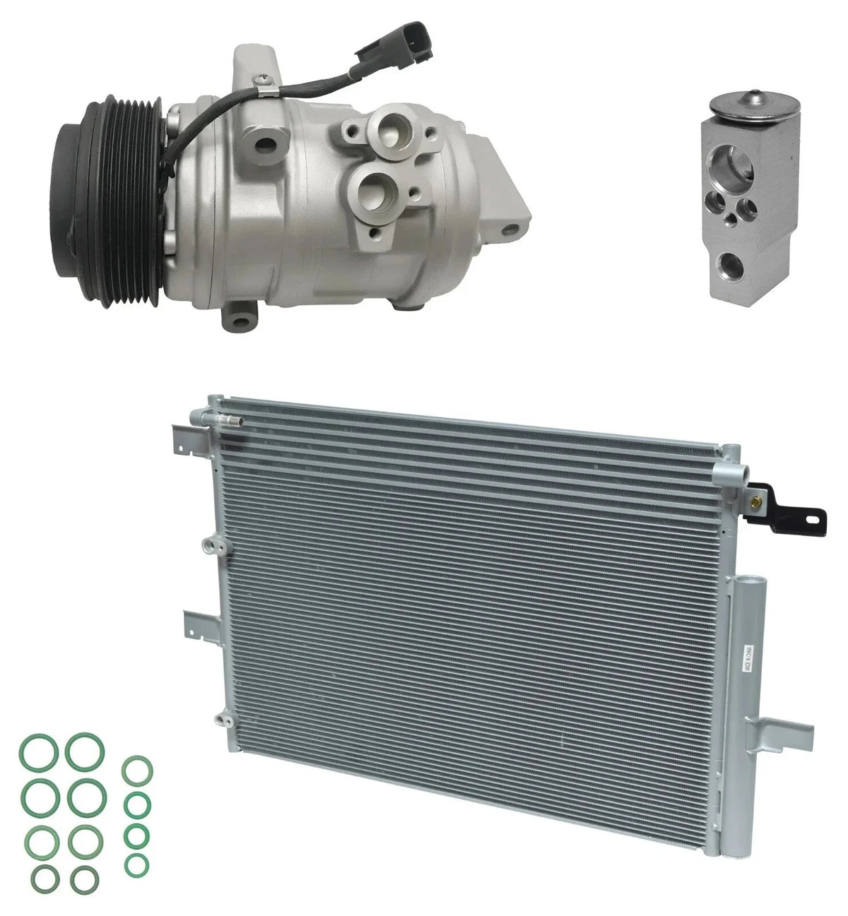 A C Compressor Kit with Condenser for Lincoln MKX 3.7L V6 (2013–2015)