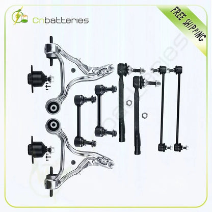 10pcs Front Rear Sway Bars & Tie Rods for Volvo S60 2001-2007