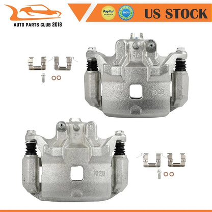 Front Pair of Brake Calipers for Nissan Tiida (2012–2016)