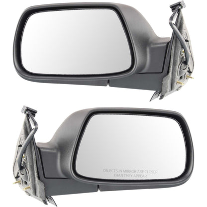 2005-2010 Jeep Grand Cherokee Power Mirror Set in Textured Black