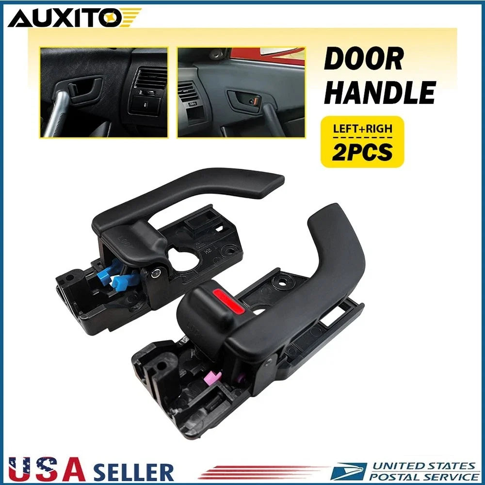 Interior Door Handle for Hyundai Tiburon (2003–2008) Front Passenger Driver Black
