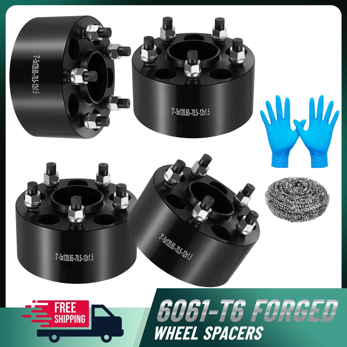 3" Hub Centric Wheel Spacers for GMC Sonoma (1991–2004)