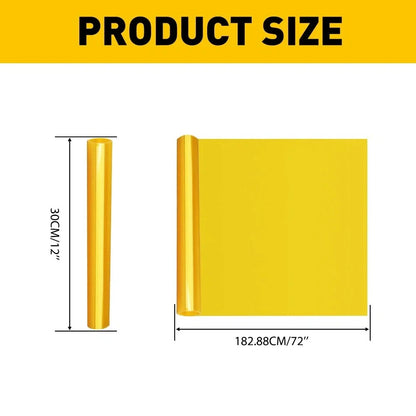 Headlight Taillight Fog Light Tint Film Vinyl for Universal Fit (12"x72")
