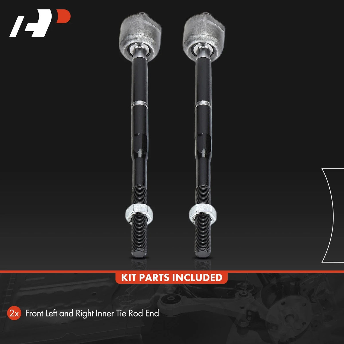 Steering Tie Rod End Set (2X) for Nissan Sentra 2007-2012 Front