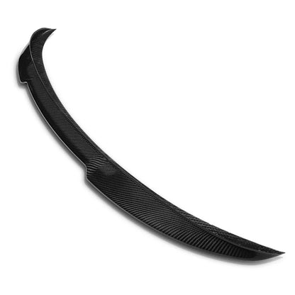 Duck Bill Trunk Spoiler V-Style in Carbon Fiber for BMW 3-Series 2006-2012