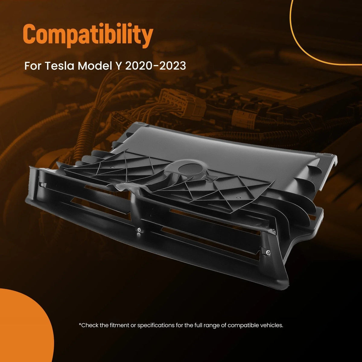 Front Air Intake Grille Shutter for Tesla Model Y (2020-2023)