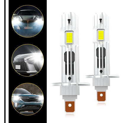 H1 LED Bulbs Headlight Kit - 6500K 40000LM Combo (2 Units)
