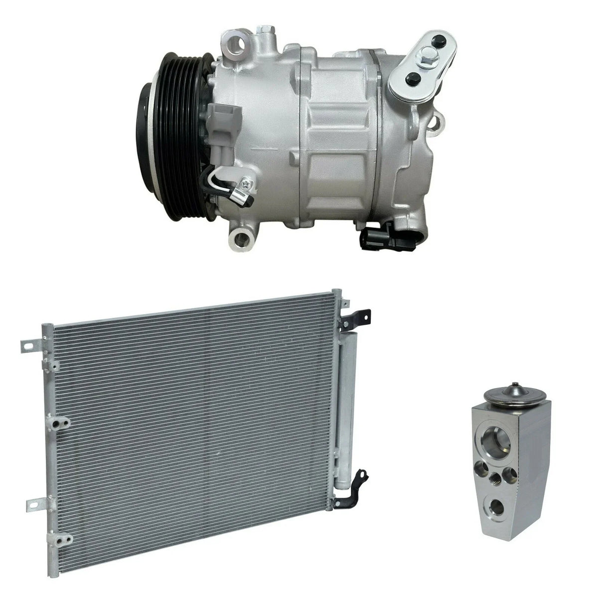 AC Compressor Kit With Condenser for Chrysler 200 3.6L (2015–2017)