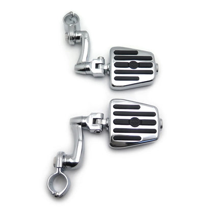 1.25" 32mm Furious Flame Arched Foot Pegs for Honda Shadow, Harley