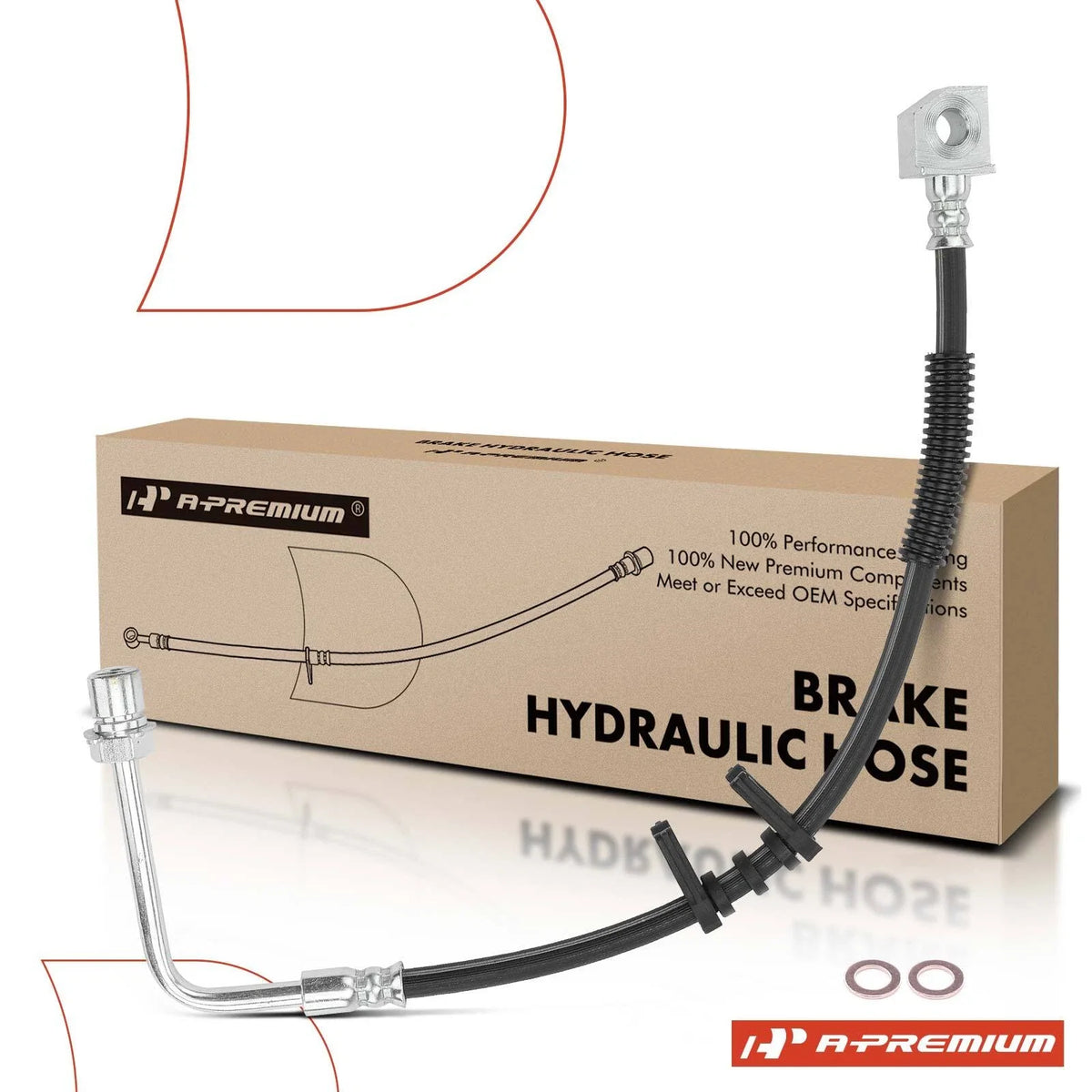 Rear Left Brake Hydraulic Hose for Ford Windstar (1995–2003)