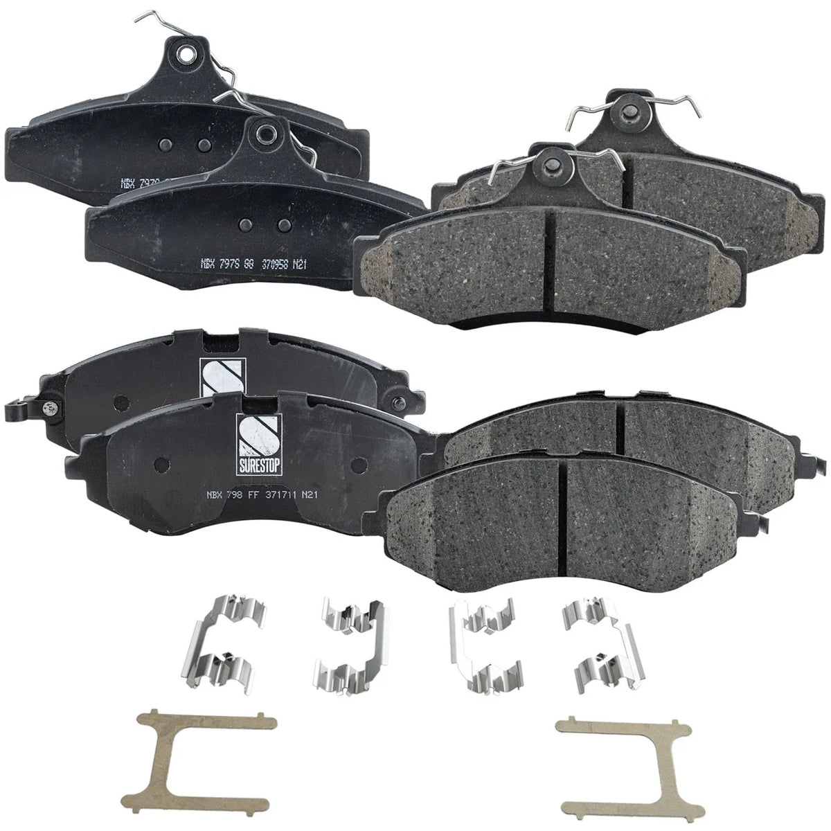 Ceramic Brake Pads Set for 1999-2002 Daewoo Nubira/Leganza