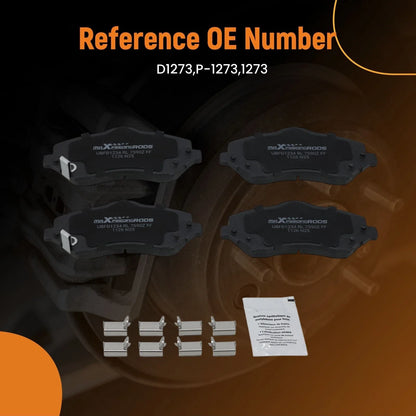 Ceramic Front Brake Pads Set for Dodge Grand Caravan, Journey 08-16