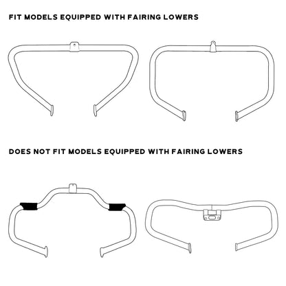 Vented Leg Fairings for Harley Road Glide 1983–2013