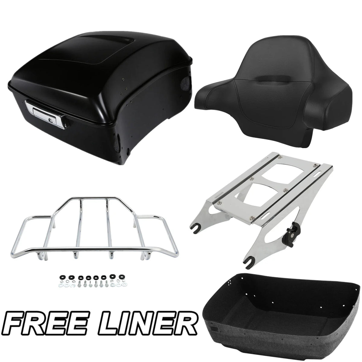 Mount Rack Trunk Pad for Harley Street Glide 2014 and Newer