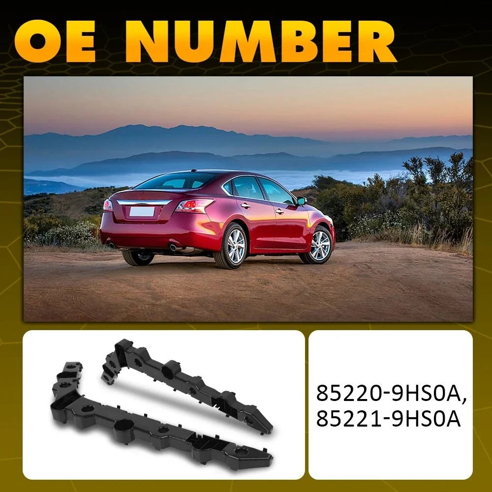 Pair Rear Bumper Support Brackets for Nissan Altima (2016–2018)