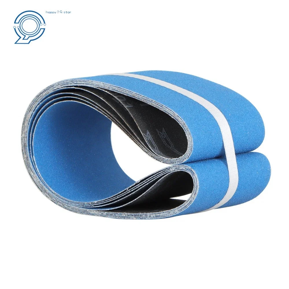 Set of 5 Sanding Belts 4" x 36" 120 Grit Zirconia