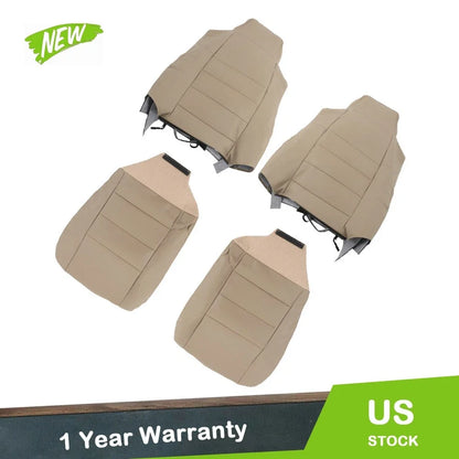 Tan Seat Covers for Front Bottom Seats - Ford F250 F350 2002-2007