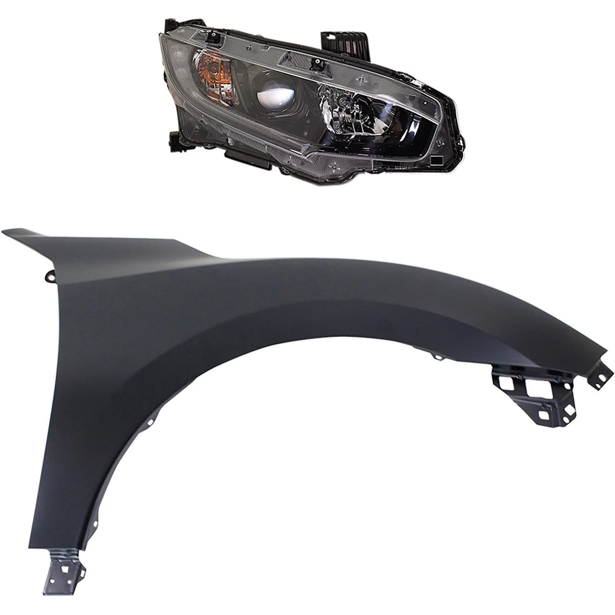 Headlight Passenger Right Side for Honda Civic (2018)