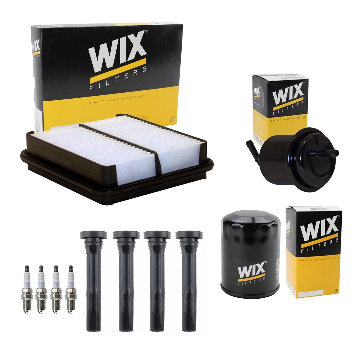 NGK Spark Plugs & Boots Tune Up Kit from Wix for Tacker Vitara 1999-2005