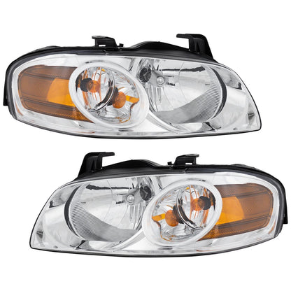 Headlight Set for Nissan Sentra (2004–2006) - Headlamp Pair