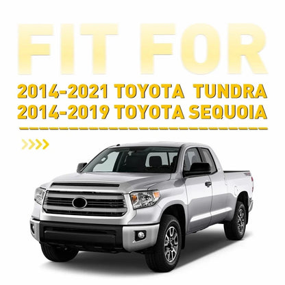 Wiper Cowl Trim Cover Panel End Caps for Toyota Tundra (2014–2021)