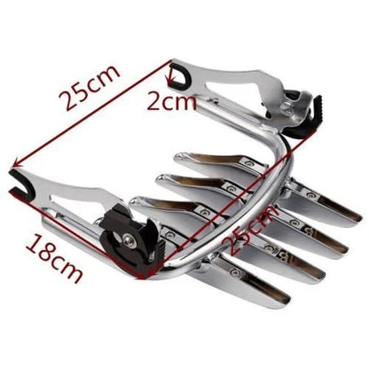 Chrome Stealth Luggage Rack for Harley Electra Glide (2009–2025)